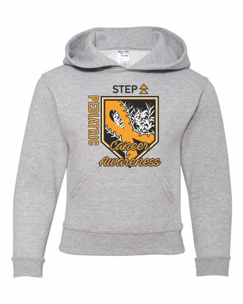 PECAAW-014 Pediatric Cancer Awareness Basic Hooded Sweatshirt - Adult/Youth