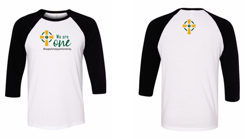 XAV23-1005 Xavier School Association Fundraiser -  Baseball Sleeve Tee - Adult/Youth- LOGO 1