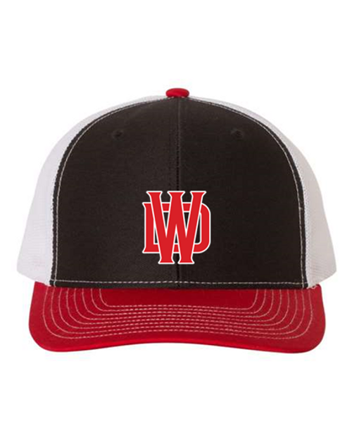 Black/Red/White with White/Red Logo Black/Red/White with White/Red Logo