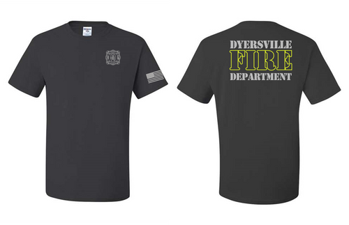 Charcoal with Grey/Green Logo