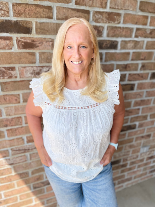 Ivy Flutter Slv Blouse