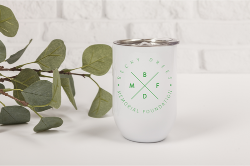 BDMF24-056-Becky Drees Memorial Foundation-12 oz. Stainless Steel Wine Tumbler BDMF24-056-Becky Drees Memorial Foundation-12 oz. Stainless Steel Wine Tumbler
