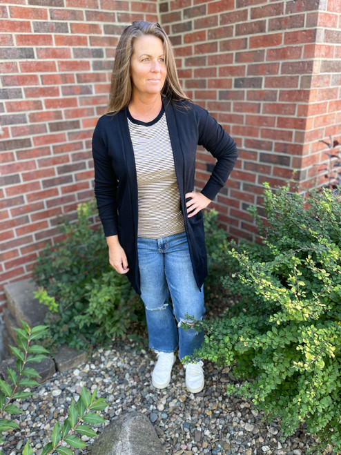 Jeri Waffle Knit Cardigan Jeri Waffle Knit Cardigan