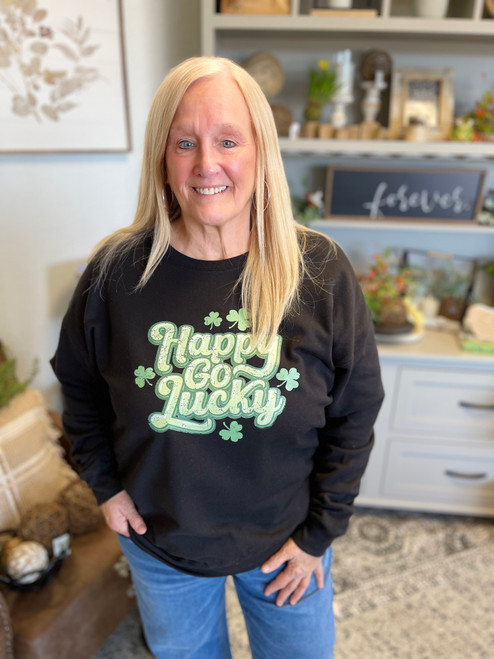 Happy Go Luck Crewneck