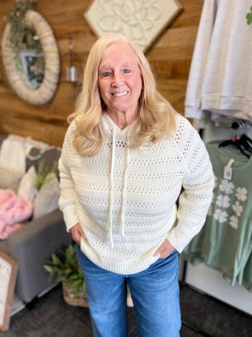 Diamond Hooded Sweater