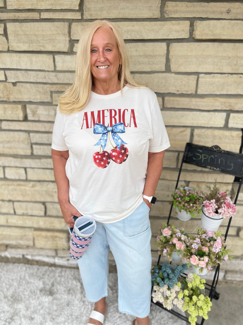 American Bow & Stars Tee