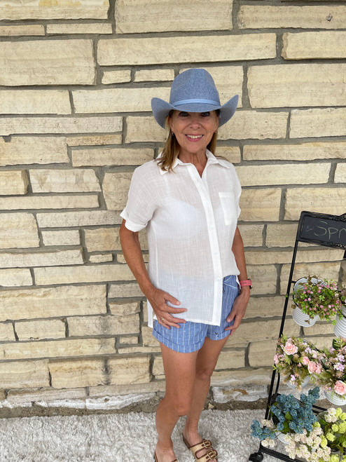 Cloud Button Down Shirt