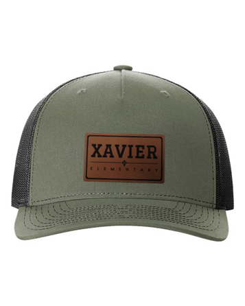 XAV24-5009.3 Xavier School Association Fundraiser -Richardson Hat with Xavier Elementary Patch - Loden/Black