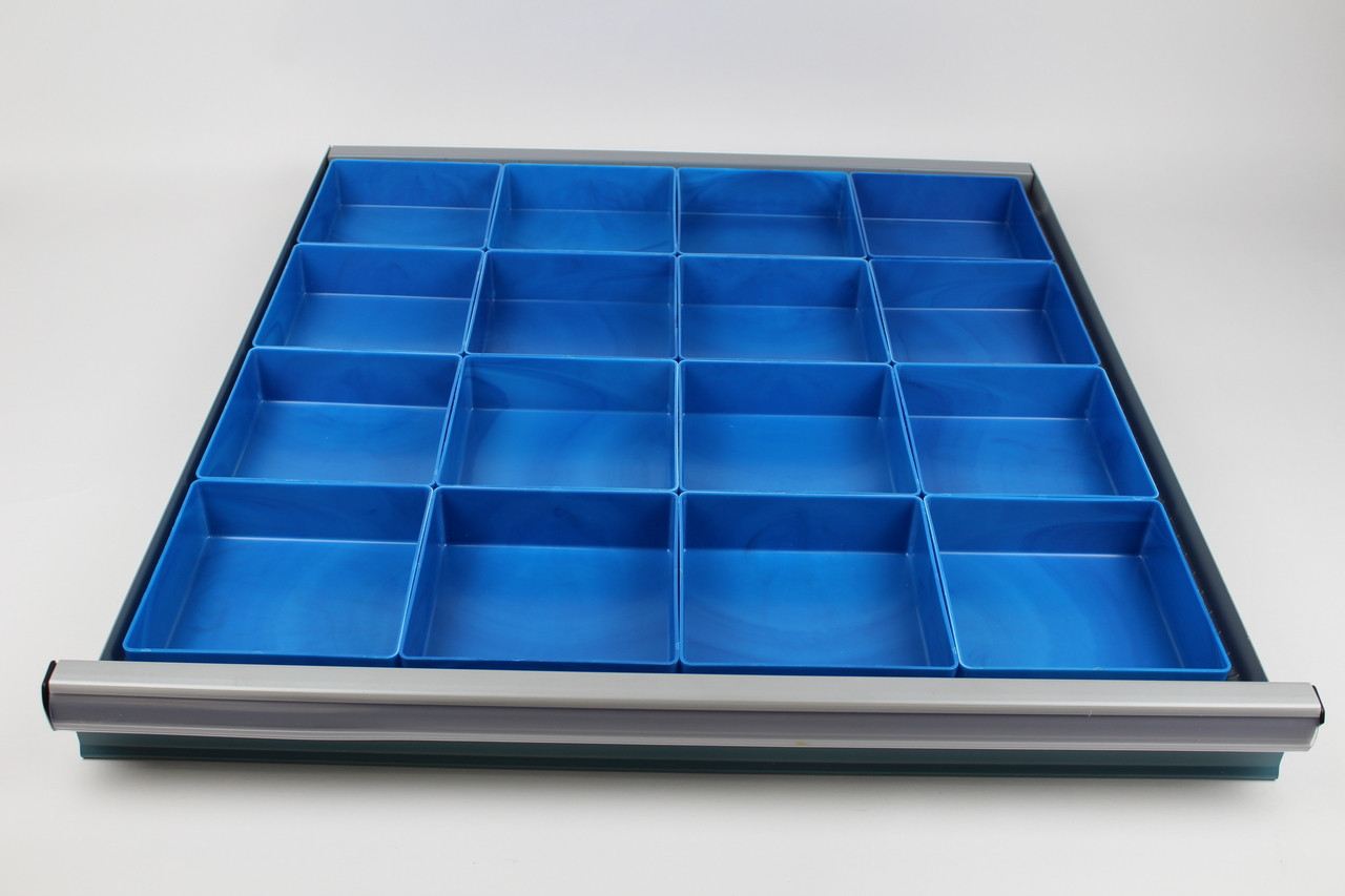 112-Piece Blue Plastic Box Assortment – 2