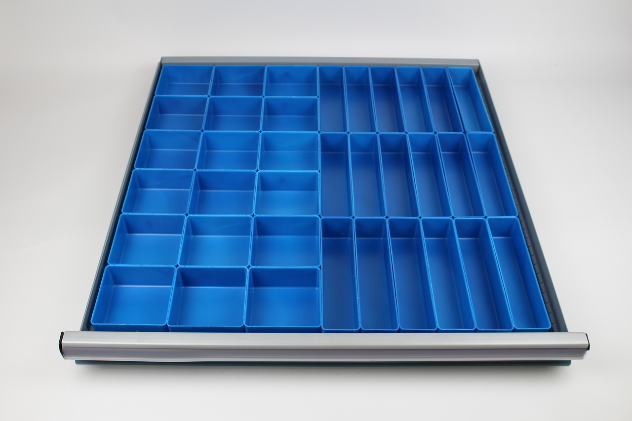 108-Piece Blue Plastic Box Assortment – 2
