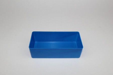 3"x6"x2" Blue Plastic Organizers