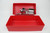 6"x12"x3" Red Plastic Organizer