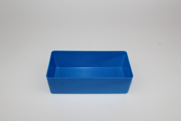 3"x6"x2" Blue Plastic Organizers