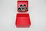 4"x4"x2" Red Plastic Organizer Bin
