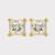 Princess Cut Moissanite Earrings