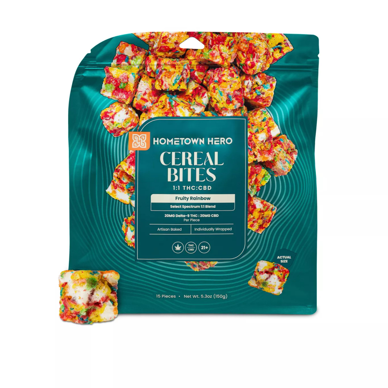 Hometown Hero Cereal Bites Fruity Rainbow