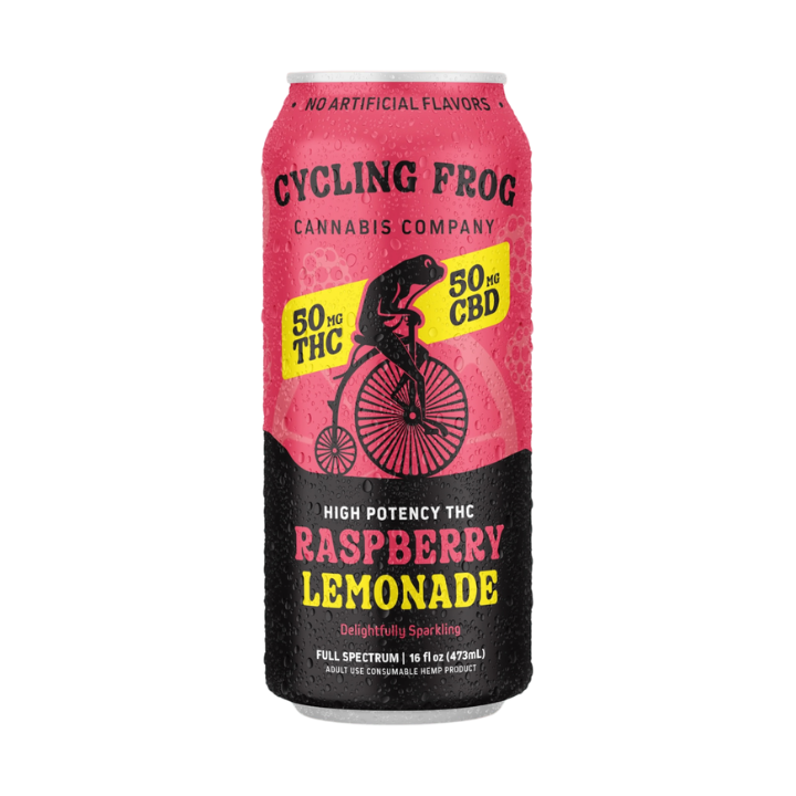 This sweet raspberry treat packs a powerful punch with 50mg of D9 THC and 50mg of CBD. Try one today!
