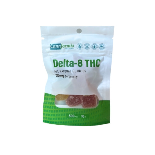 Cannformis Delta-8 THC Gummies are deliciously crafted to provide a delightful and effective experience.