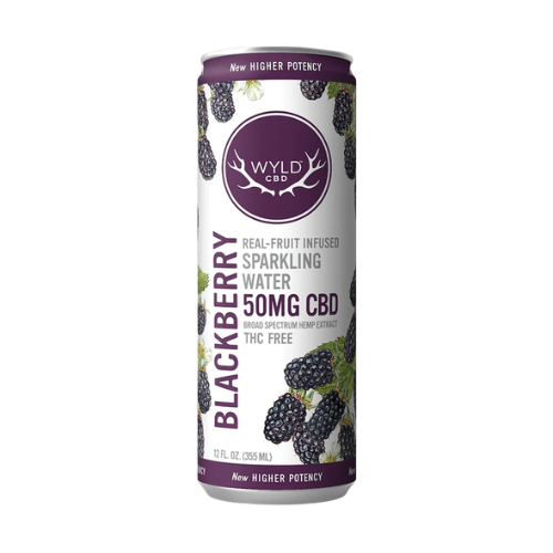 Wyld | Blackberry Sparkling Water | THC Free