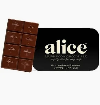 Alice Mushroom Chocolate | Nightcap | 16 Count Tin