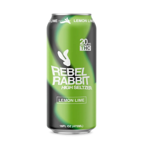 Feeling a little wild? Try a Lemon Lime High Seltzer from Rebel Rabbit.