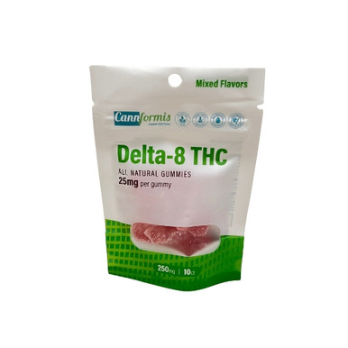 Cannformis Delta-8 THC Gummies | 25mg | 10 Count