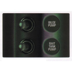 Micro Switch Panels - 1 X On/off Rocker Switches, 1 X 3 Way Momentary