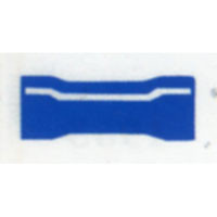 4.5 Mm Blue Parallel Female Connector Insulated Terminals