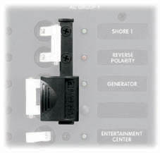 Blue Sea Lockout Slide 2 Pos A&B Series