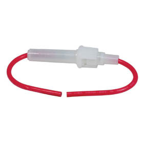 Fuse Holder 8Amp Red Wire 1Mm2 (10)