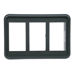 Blue Sea Contura 3 Pos Panel Black