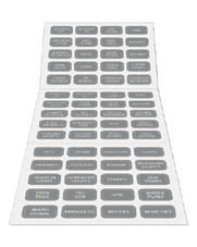 Blue Sea W/Proof Dc Label Kit Compact Grey