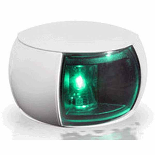 2NM Col Reg Starboard Lamp White Shroud Coloured Lens