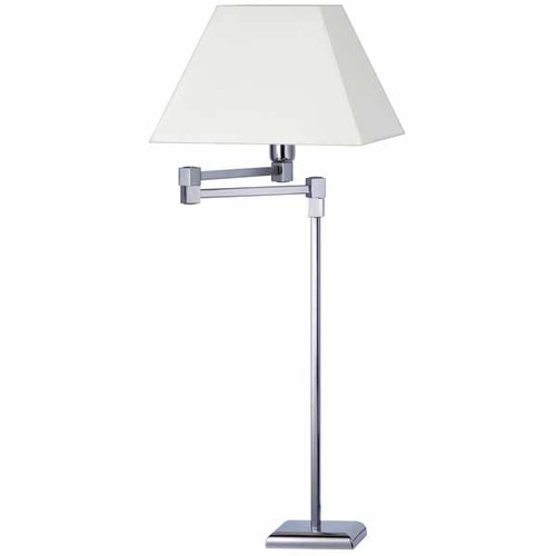 Denise (24-30) 12V 20W Linen Shade, Chrome Finish