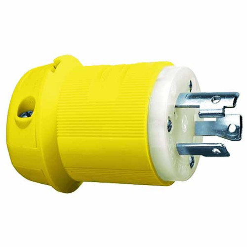 30A 125V 2P 3W locking nylon Insulgrip plug