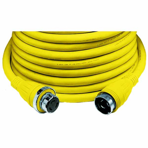 50A 125V 2P 3W molded 50ft shore power cable set