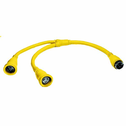 50A 125V locking plugs Y adapt 50A 125V/250V locking outlet