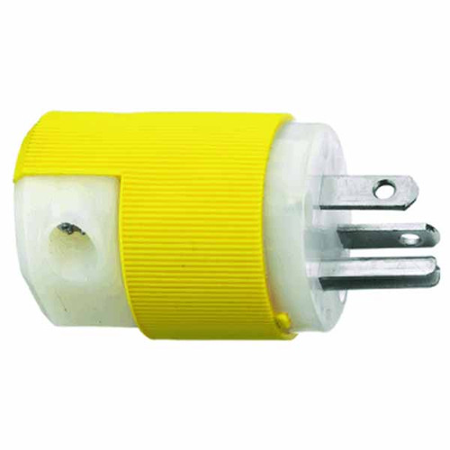 20A 125V 2P 3W straight blade nylon Insulgrip plug