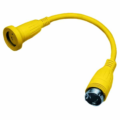 30A 125V locking plug adaptor 50A 125V locking receptacle