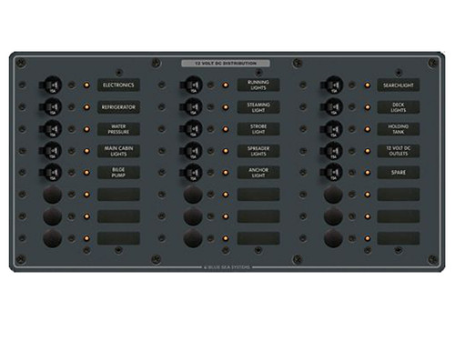 Circuit Breaker Panel 24 Way 12v-24v