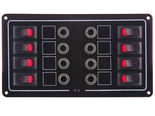 Switch/Circuit Breaker Panel 8 Way