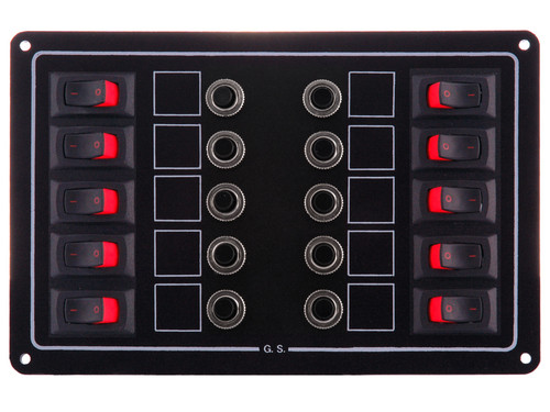 Switch/Circuit Breaker Panel 10 Way