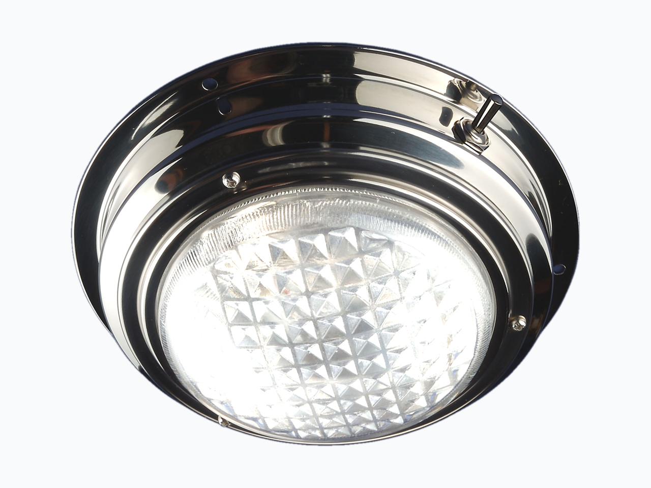 S/Steel Dome Lamp 173mm 12v