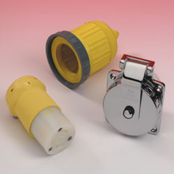 Yellow Insulgrip Connector Body (hbl26cm13)