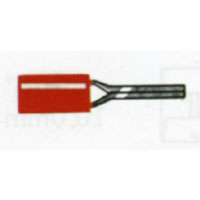 1.9 Mm Red Pin Type Insulated Terminals
