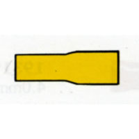 Yellow Female Push On Insulated Terminal