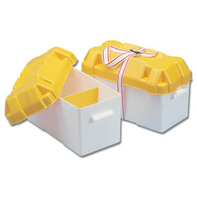 Trem Large Battery Box C/W Strap 200X410X250H Mm