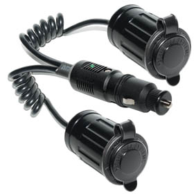 Blue Sea 12V Dc Plug With Dual Extension Socket
