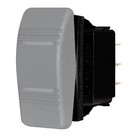 Blue Sea Contura Switch Dpdt On/Off/On Grey