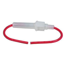 Fuse Holder 8Amp Red Wire 1Mm2 (10)